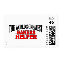 The World's Greatest Bakers Helper postage