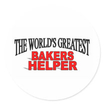 The World's Greatest Bakers Helper stickers