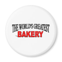 The World's Greatest Bakery Fridge Magnets