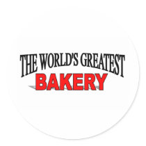 The World's Greatest Bakery Round Stickers