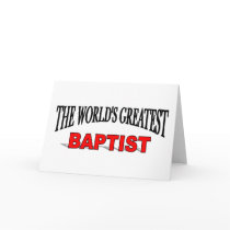 The World's Greatest Baptist Card