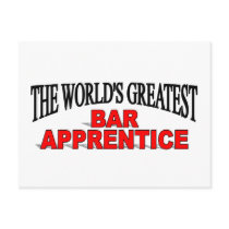 The World's Greatest Bar Apprentice postcards