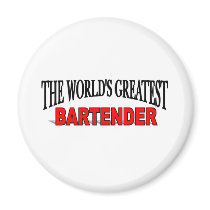 The World's Greatest Bartender Fridge Magnets