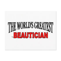 The World's Greatest Beautician postcards by theworldsgreatest The World's Greatest Beautician postcards