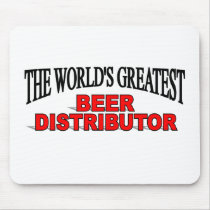The World's Greatest Beer Distributor mousepads by theworldsgreatest The World's Greatest Beer Distributor mousepads