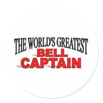 The World's Greatest Bell Captain stickers