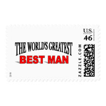 The World's Greatest Best Man Postage Stamp