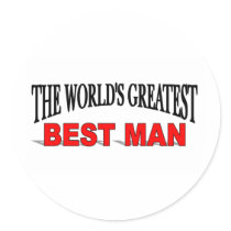 The World's Greatest Best Man Stickers