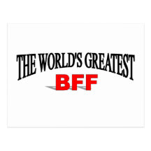 The World's Greatest BFF Post Cards