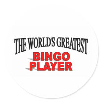 The World's Greatest Bingo Player stickers by theworldsgreatest The World's Greatest Bingo Player stickers