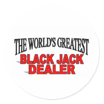The World's Greatest Black Jack Dealer stickers