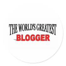 The World's Greatest Blogger stickers