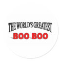 The World's Greatest Boo Boo stickers