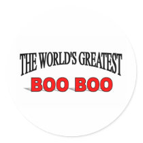The World's Greatest Boo Boo stickers