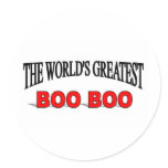 The World's Greatest Boo Boo stickers