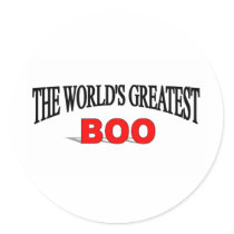 The World's Greatest Boo stickers