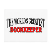 The World's Greatest Bookkeeper postcards by theworldsgreatest The World's Greatest Bookkeeper postcards