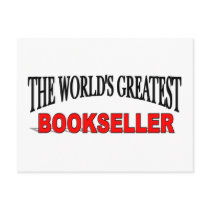 The World's Greatest Bookseller postcards by theworldsgreatest The World's Greatest Bookseller postcards