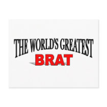 The World's Greatest Brat Post Cards