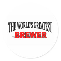 The World's Greatest Brewer stickers