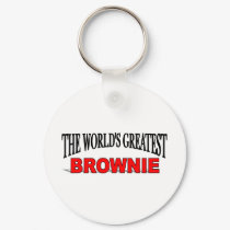 The World's Greatest Brownie keychains by theworldsgreatest The World's Greatest Brownie keychains