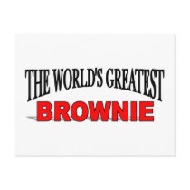 The World's Greatest Brownie postcards by theworldsgreatest The World's Greatest Brownie postcards