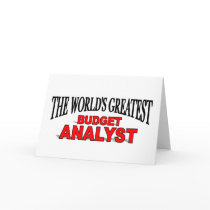 The World's Greatest Budget Analyst Cards