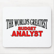 The World's Greatest Budget Analyst Mouse Mats