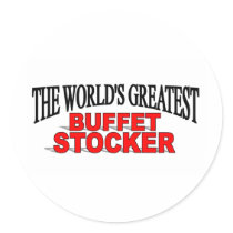 The World's Greatest Buffet Stocker stickers