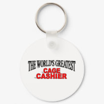 The World's Greatest Cage Cashier keychains by theworldsgreatest The World's Greatest Cage Cashier keychains