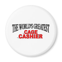 The World's Greatest Cage Cashier magnets