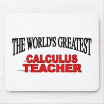 The World's Greatest Calculus Teacher mousepads