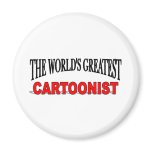 The World's Greatest Cartoonist Magnet