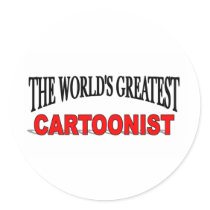 The World's Greatest Cartoonist stickers