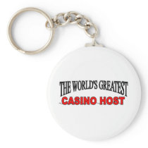The World's Greatest Casino Host Key Chain