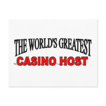 The World's Greatest Casino Host postcards