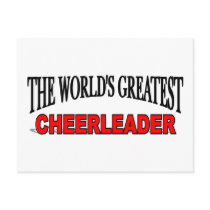 The World's Greatest Cheerleader postcards