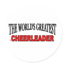 The World's Greatest Cheerleader stickers