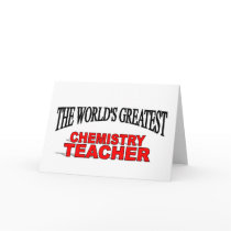 The World's Greatest Chemistry Teacher Card