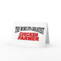 The World's Greatest Chicken Farmer cards by theworldsgreatest The World's Greatest Chicken Farmer cards