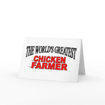 The World's Greatest Chicken Farmer cards by theworldsgreatest The World's Greatest Chicken Farmer cards