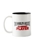 The World's Greatest Clarinet Player mugs