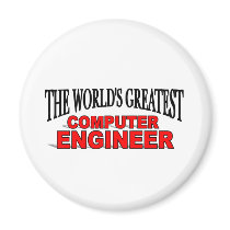 The World's Greatest Computer Engineer magnets by theworldsgreatest The World's Greatest Computer Engineer magnets
