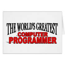 The World's Greatest Computer Programmer cards by theworldsgreatest The World's Greatest Computer Programmer cards