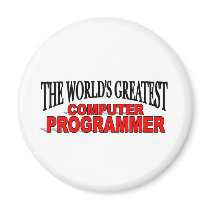 The World's Greatest Computer Programmer magnets