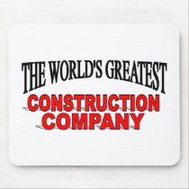 The World's Greatest Construction Company mousepads by theworldsgreatest The World's Greatest Construction Company mousepads