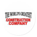 The World's Greatest Construction Company stickers