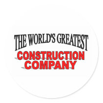 The World's Greatest Construction Company stickers