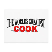 The World's Greatest Cook postcards