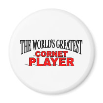 The World's Greatest Cornet Player magnets